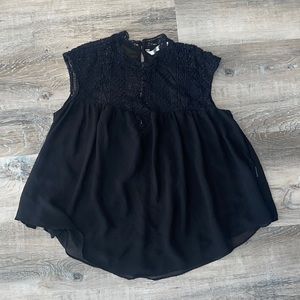 Zara black blouse brand new